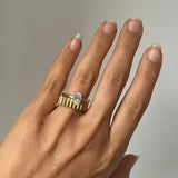 crown ridged ring