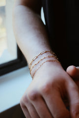 Men's Paperclip Bracelet | 9k Solid Gold