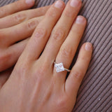 Princess Kite Solitaire Engagement Setting