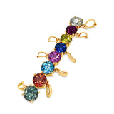 Orange Sapphire Pendant | 3ct