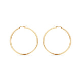 9k FeatherLite Gold Hoops | X-Lg Classic