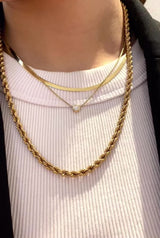 Rope Chain Necklace 9k