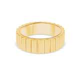 The Crown Ridged Ring