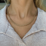 Rope Chain Necklace 9k