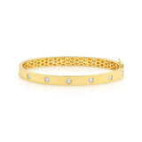 Gypsy Set Lab Grown Diamond Bangle