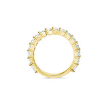 Marquise Cut Angled Lab Grown Diamond Ring