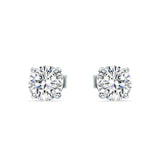 Lab Diamond Stud Earrings | Round