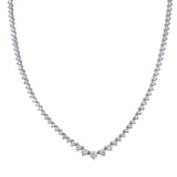 Graduated Diamond Tennis Necklace
