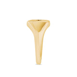 Star Set Lab Grown Diamond Pinky Signet Ring - one left