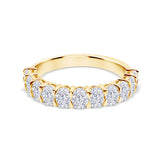 Deltora Diamonds Oval Cut 3x4mm Claw-Set Diamond Wedding Ring.