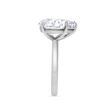 Deltora Diamonds Pear Cut Solitaire Setting with sustainable lab diamonds.