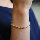 Deltora Diamonds Rope Chain Bracelet.