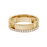 Deltora Diamonds Round Diamond Cigar Band made with Sustainable Lab Diamonds