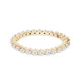 Round Tension Set Wedding Ring with Sustainable Lab Diamonds. Deltora Diamonds Sustainable Lab Diamond Bridal Jewellery.