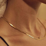 Deltora Diamonds Herringbone Necklace