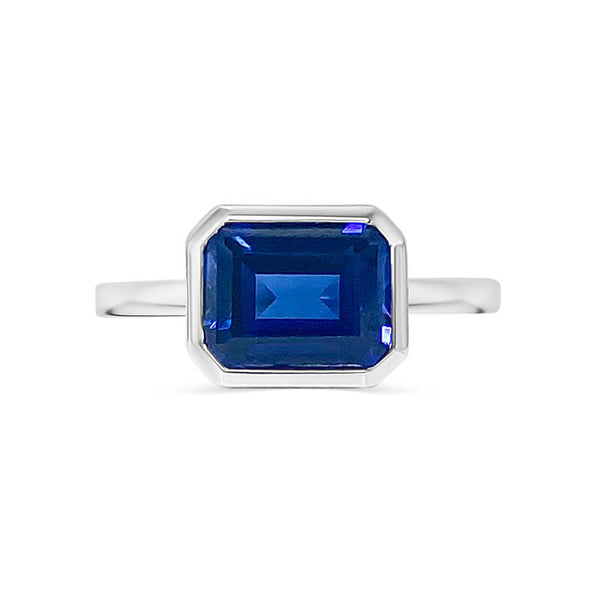 Oval Blue Sapphire Engagement Ring - Aurelius Jewelry