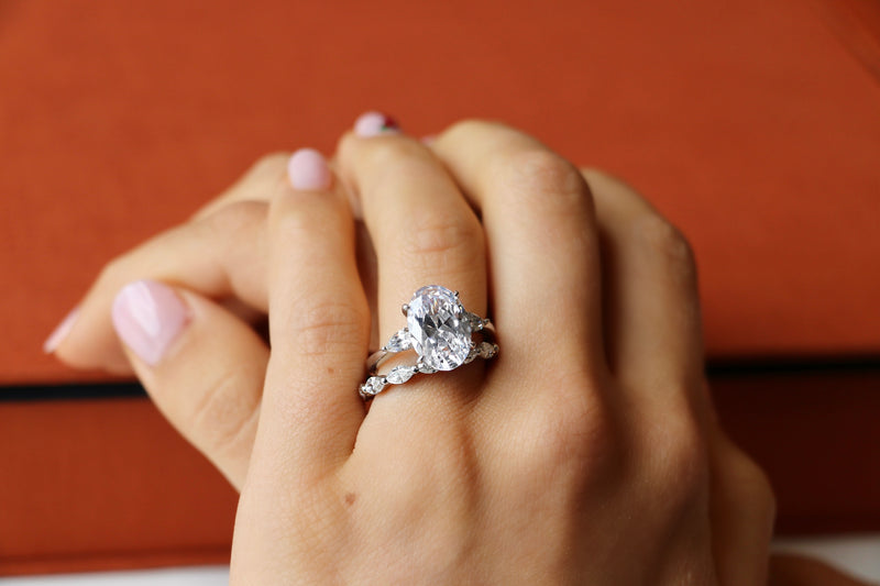 2.01 Carat Oval Cut Diamond Three Stone Engagement Ring – Robinson's  Jewelers