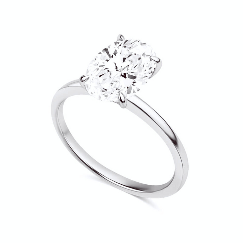 Oval Cut Solitaire Classic