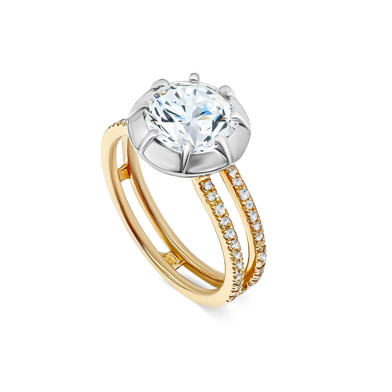 Button Back Ring | Deltora Diamonds AU