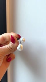 South Sea and Baroque Pearl Earrings