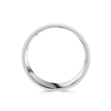 Bevelled Edged Mens Wedding Ring