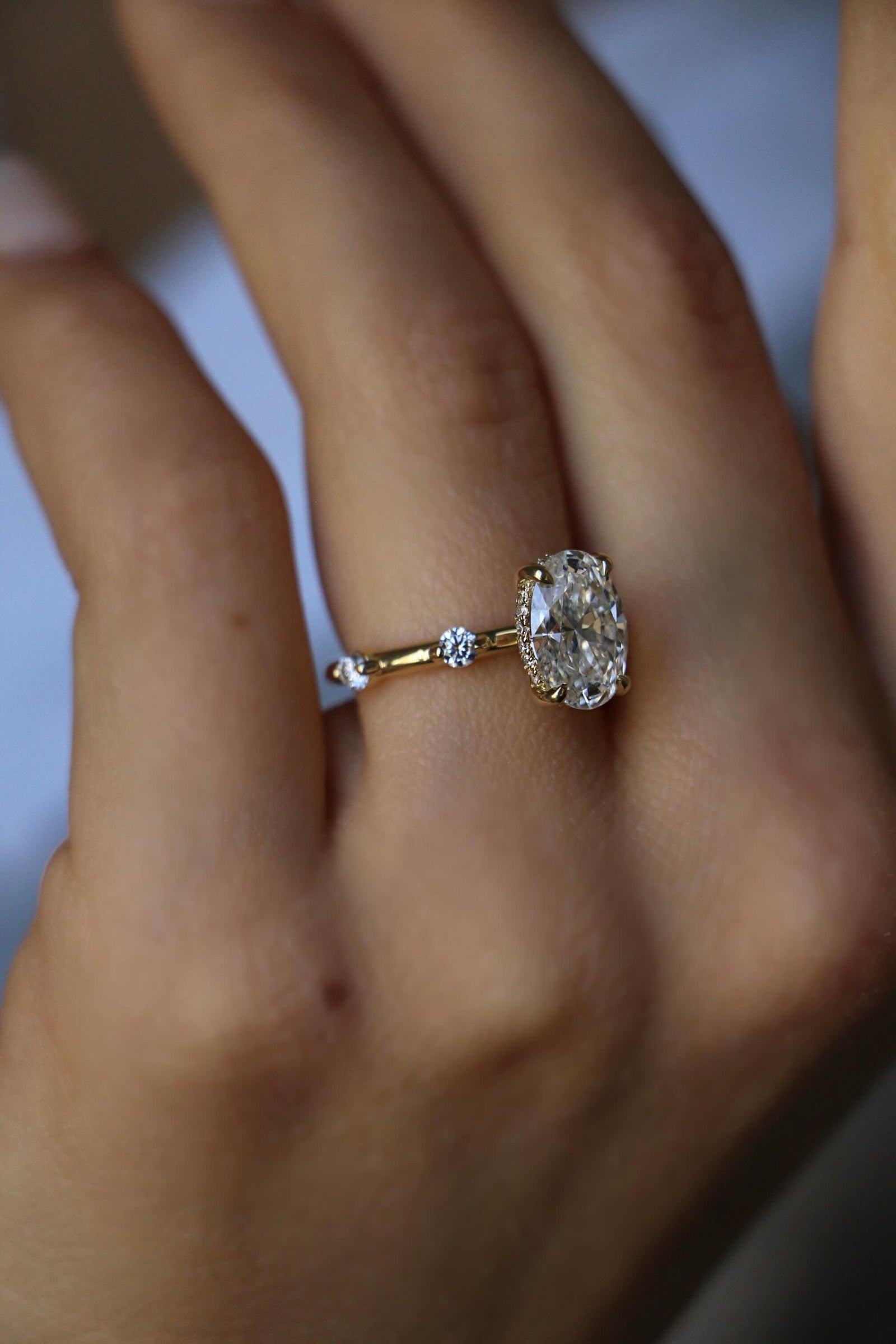 Oval Solitaire Engagement Ring Deltora Diamonds AU